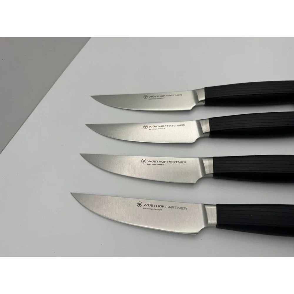 Wusthof Partner 4pc Steak Knife Set Straight Edge